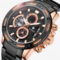 Linus | Luksus Chronograph ur lavet af rustfrit stål