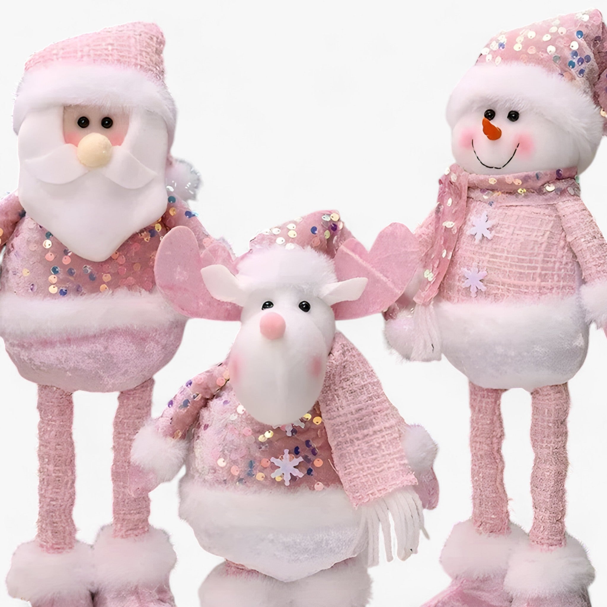 Fantastisk vinter | Juledekoration tilbehør snemand gammel rosa - Tilsæt lidt magi til dit hjem - - christmas - {{ product_tags }