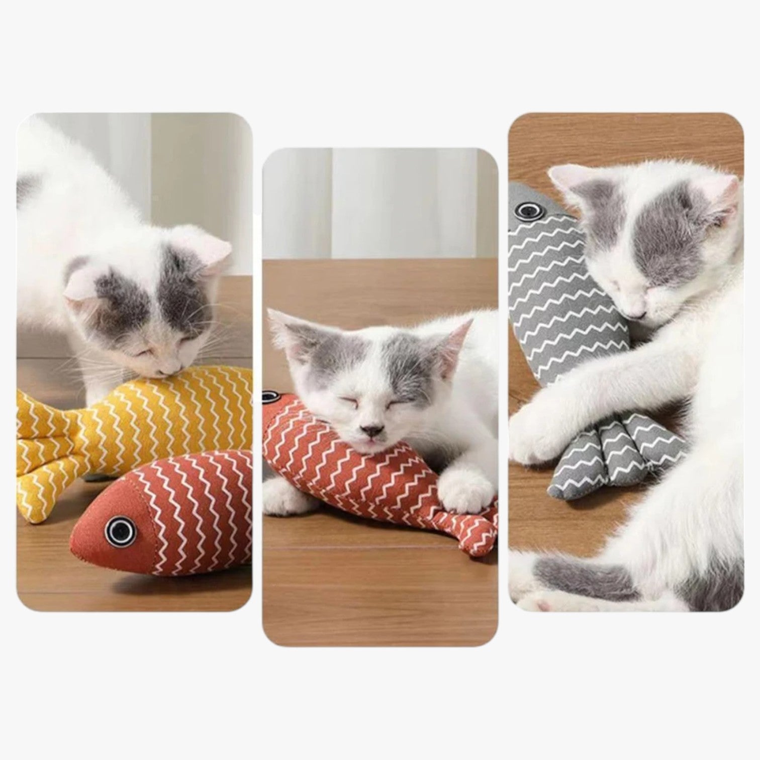 Sunny | Fisklegetøj i hamp med Valerian til katte - - Sunny | Fisklegetøj i hamp med Valerian til katte - €25 - {{ product_tags }