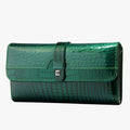 Felicia | Geantă de mână de designer de lux - clutch și portofel din piele lucioasă