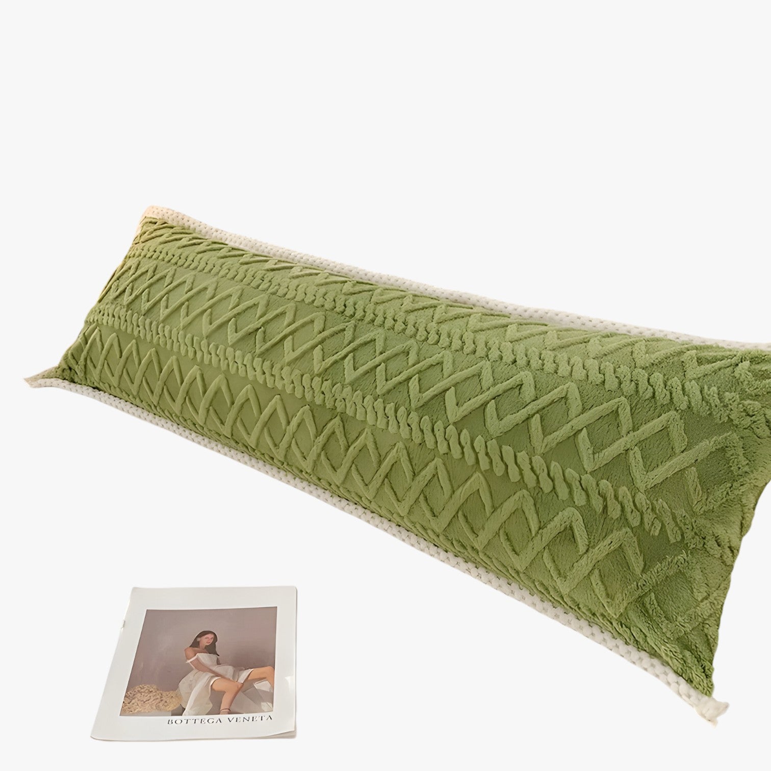 Manuela | Flanell pudebetræk – Hyggeligt, stilfuldt og perfekt pasform - Grøn - house & garden - {{ product_tags }