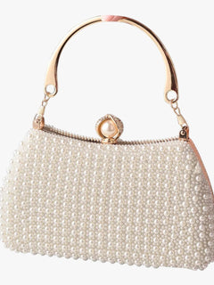 Aviana | Elegant perle eveningtaske med kædehåndtag