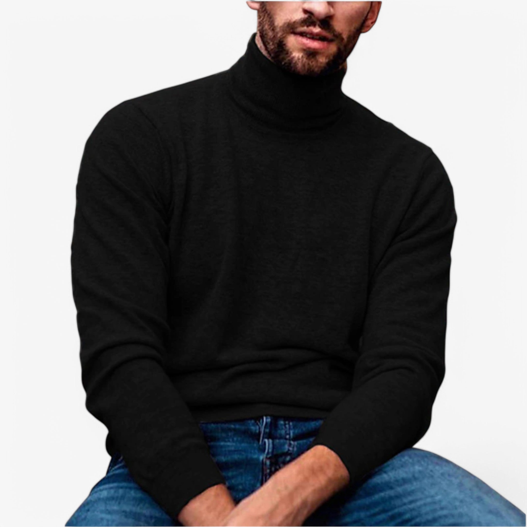 Lanz | Elegant Striktrøje til den Kolde Sæson - Sort - women's fashion - {{ product_tags }
