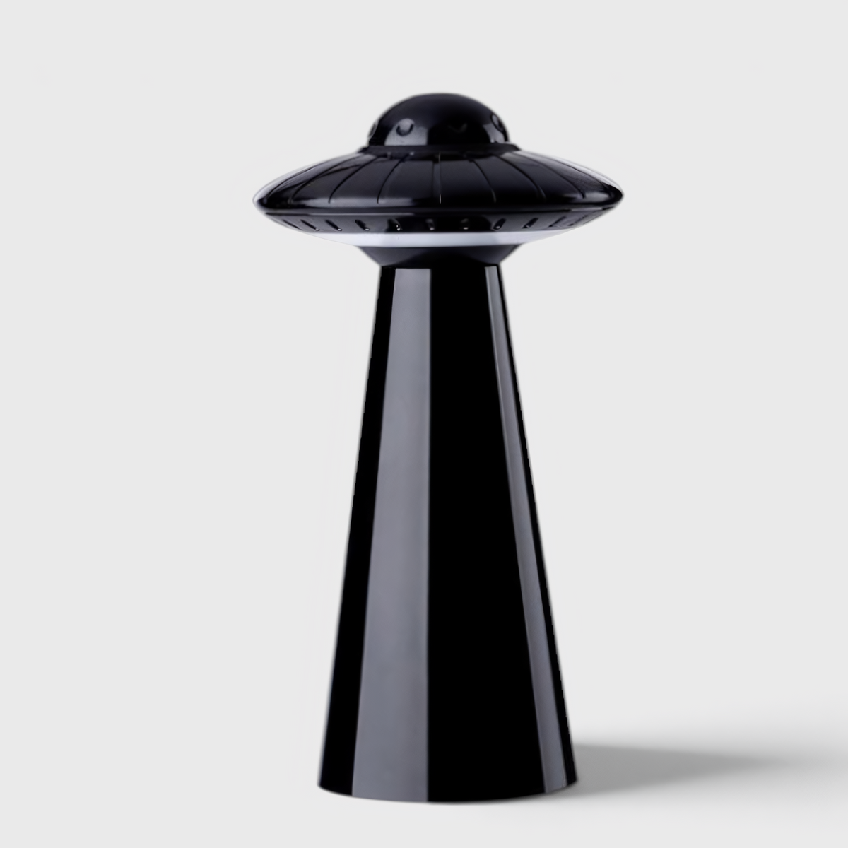 UFO Bordlampe – Genopladeligt LED Natlys - Sort - LED Table Lamp - {{ product_tags }