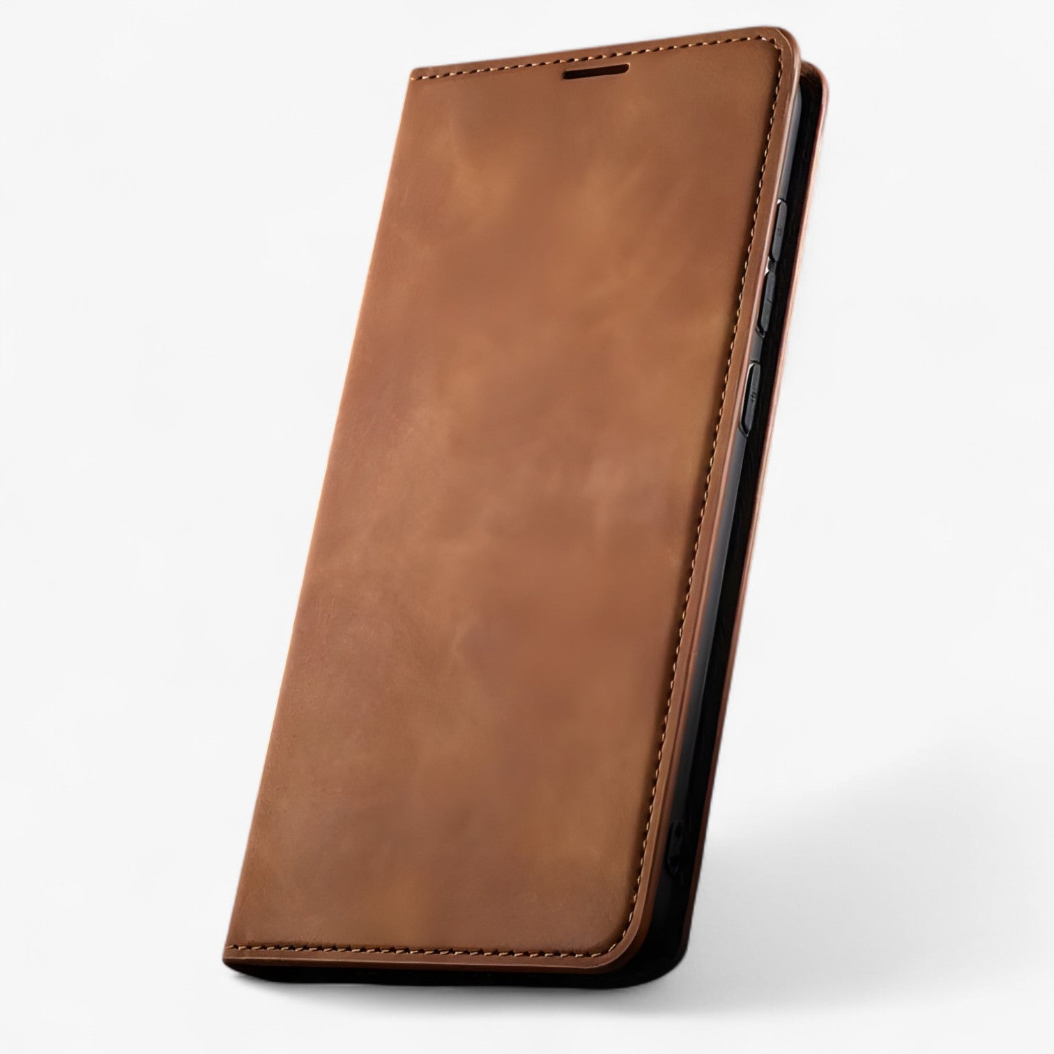 Caseo | Magnetisk læderetui - Elegant udseende, sikker beskyttelse - Brun - other - {{ product_tags }