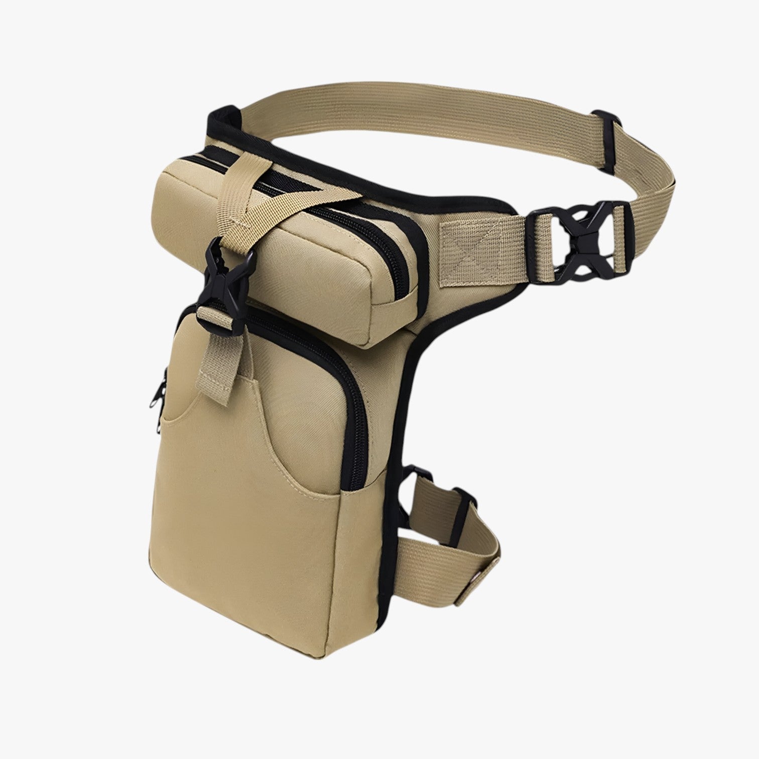 Benedict | Borsa Vita Alsidig til Motorcykler og Cykling med Justerbare Remme - Khaki - bags - {{ product_tags }