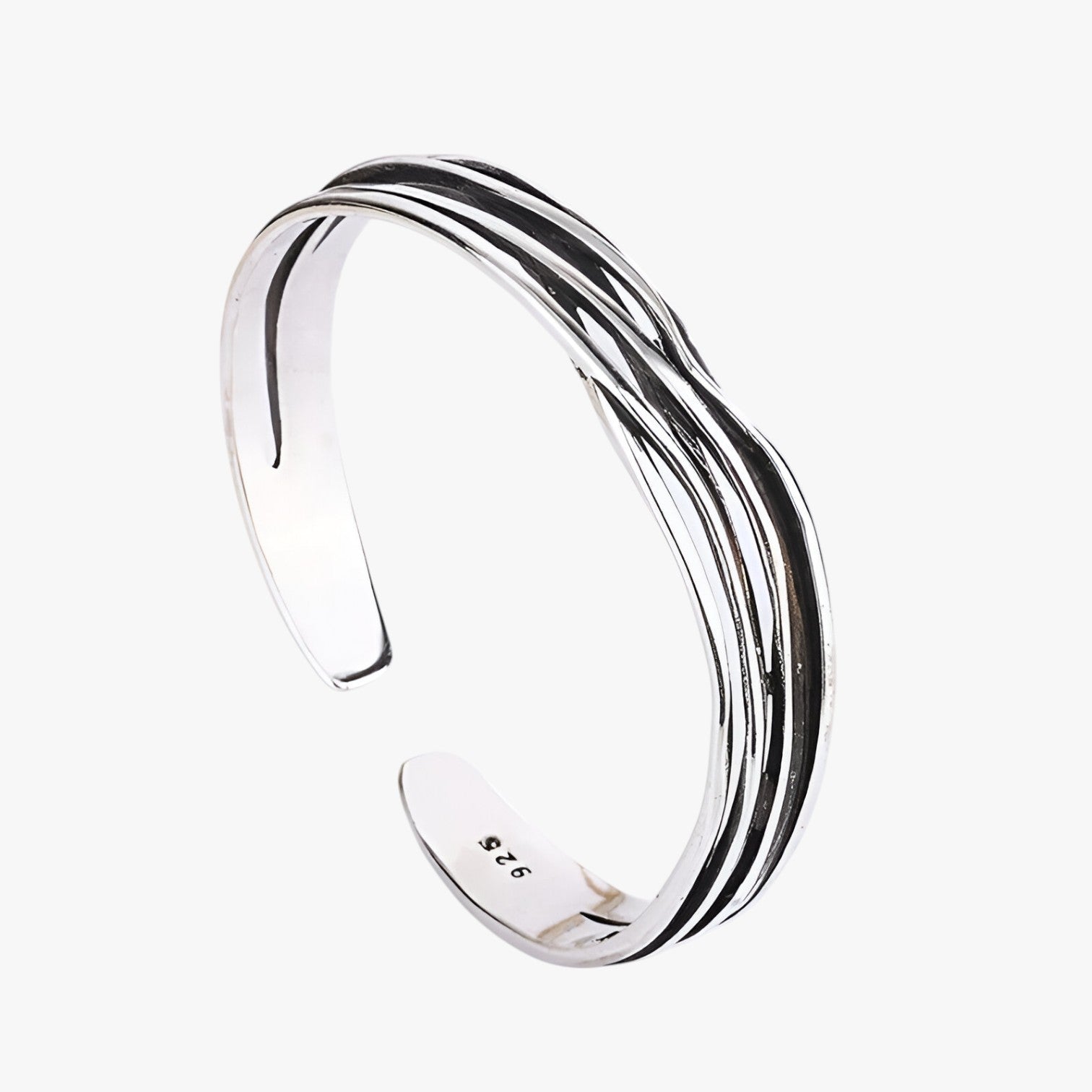 Natalia | Retro Stil Flettet Sølvarmbånd - - watches - {{ product_tags }