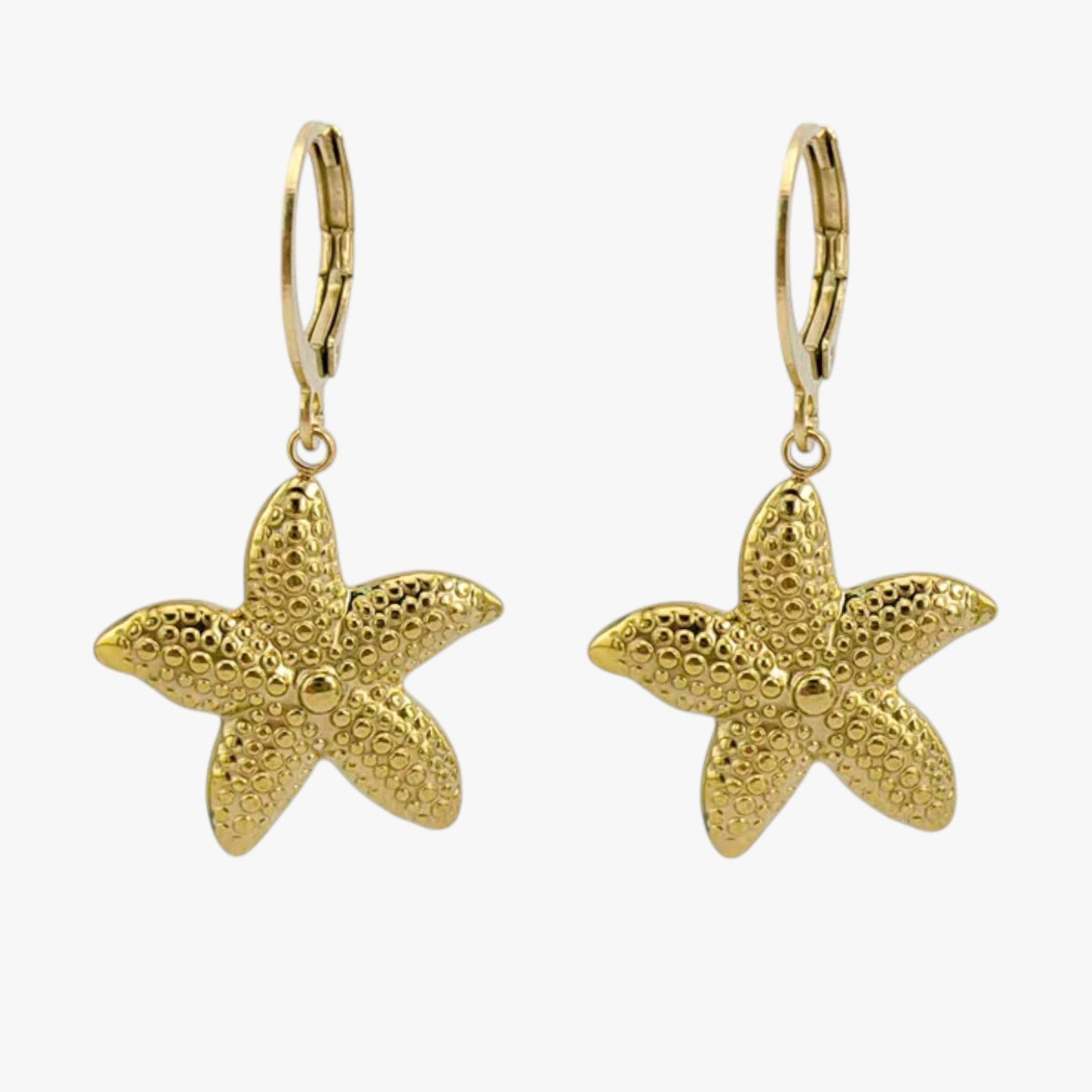 Irene | Sommerlige Koi ørestikker i farvet stål - Søstjerne - Irene | Sommerlige Koi ørestikker i farvet stål - €25 - {{ product_tags }