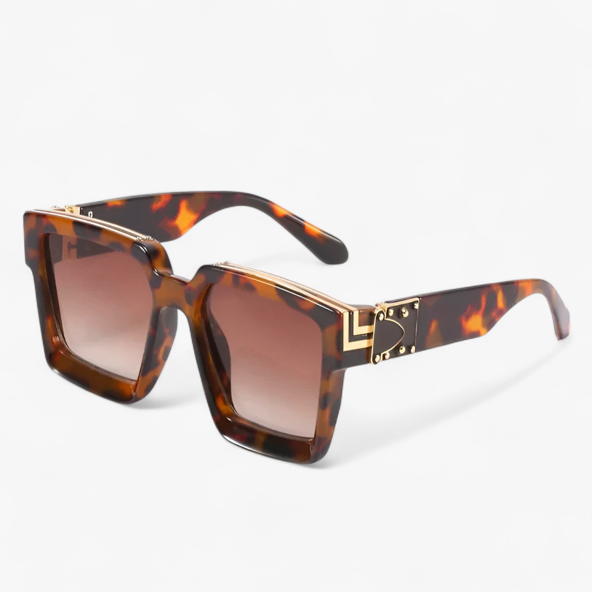 Manuel | Retro firkantet spejl solbriller til mænd - - men's fashion - {{ product_tags }