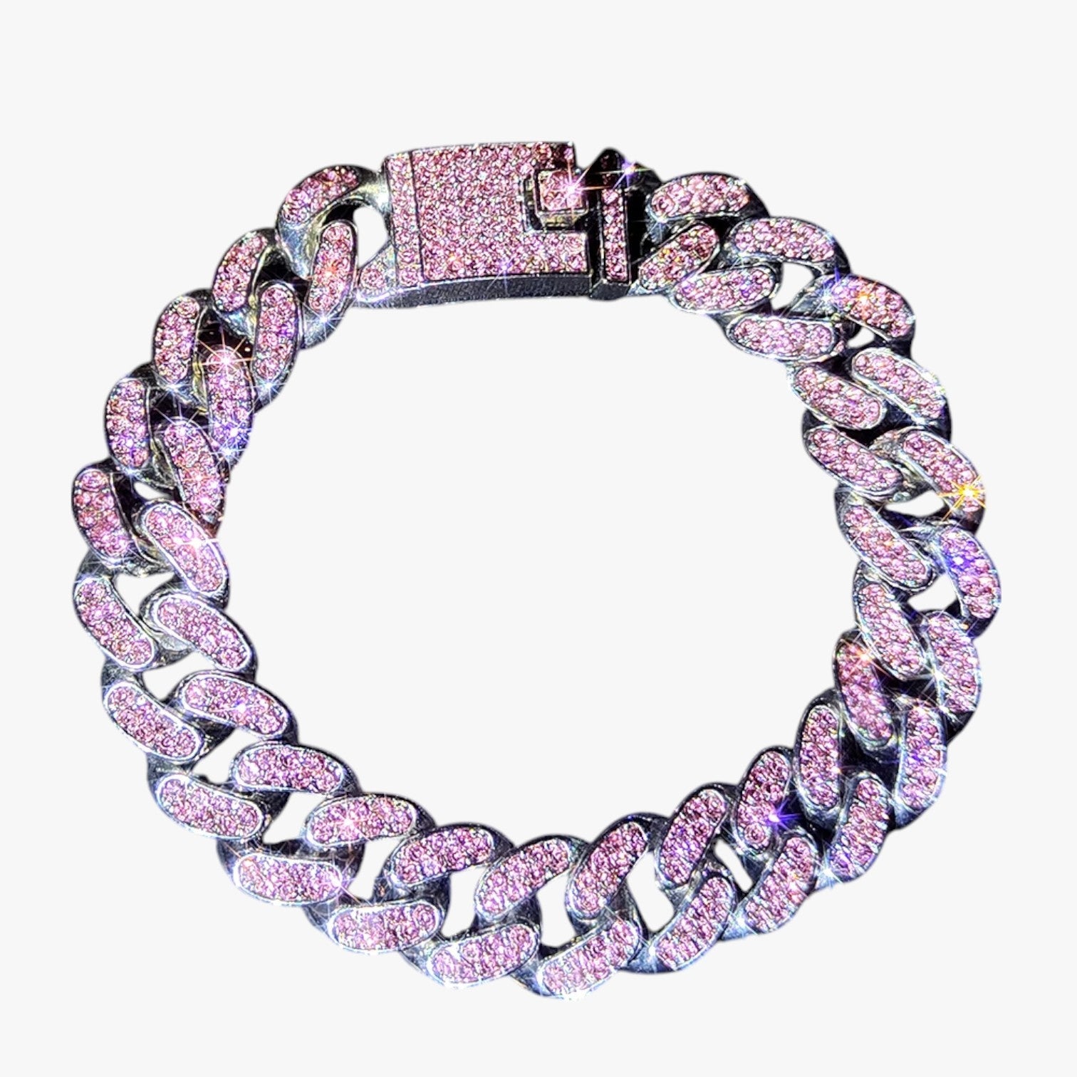 Emery | Tennisarmbånd med Hjerte- og Krystaldangler – Hip Hop Elegance til Enhver Lejlighed - Rosa 4 - Emery | Tennisarmbånd med Hjerte- og Krystaldangler – Hip Hop Elegance til Enhver Lejlighed - €25 - {{ product_tags }
