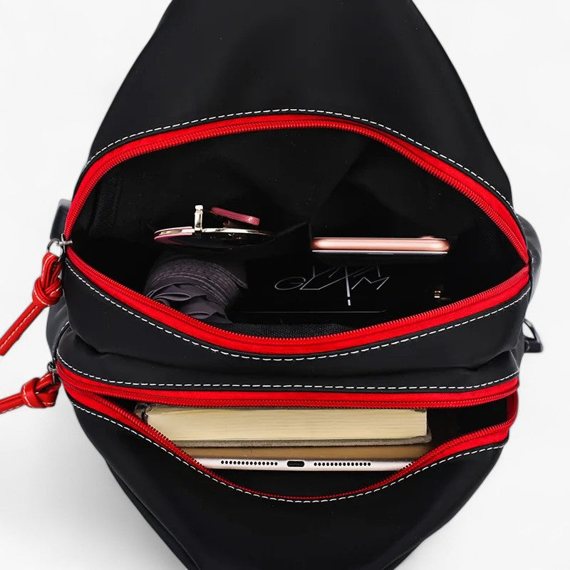 Clara | Vandtæt og rummelig nylon rygsæk til skole og rejser - - bags - {{ product_tags }