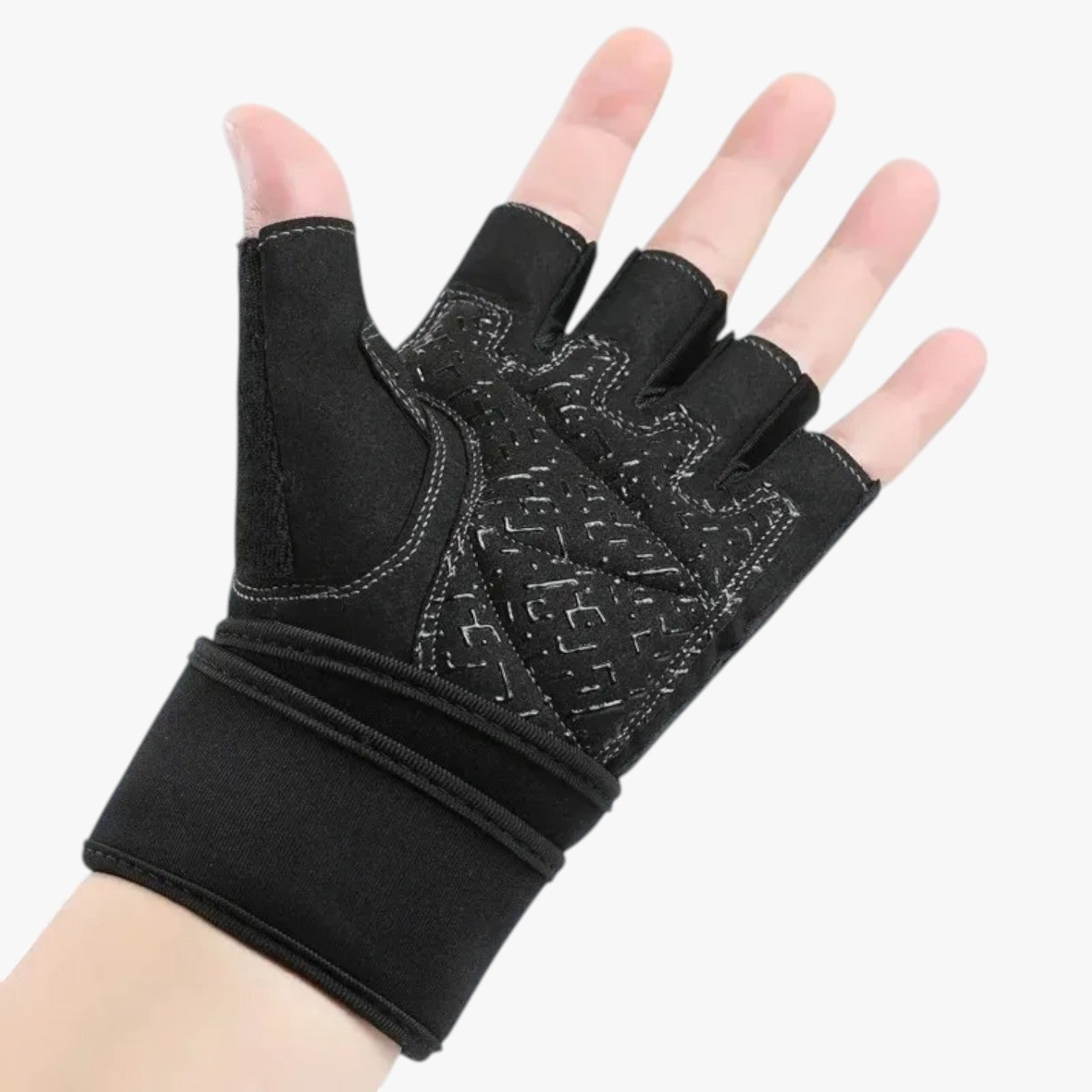Alvin | Fitnesshandsker med skridsikkert greb og håndledsstøtte - - Alvin | Fitnesshandsker med skridsikkert greb og håndledsstøtte - €25 - {{ product_tags }