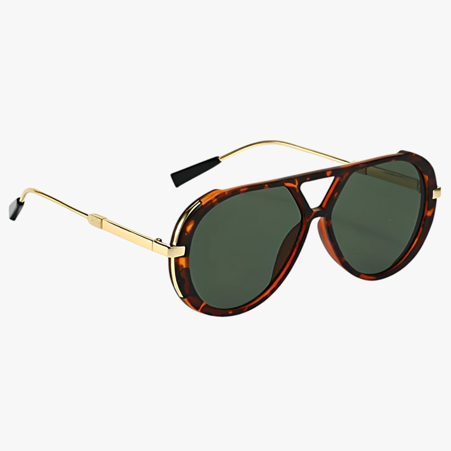 Arely | Trendy solbrille med stilfulde gradient glas - leopard grøn - women's fashion - {{ product_tags }