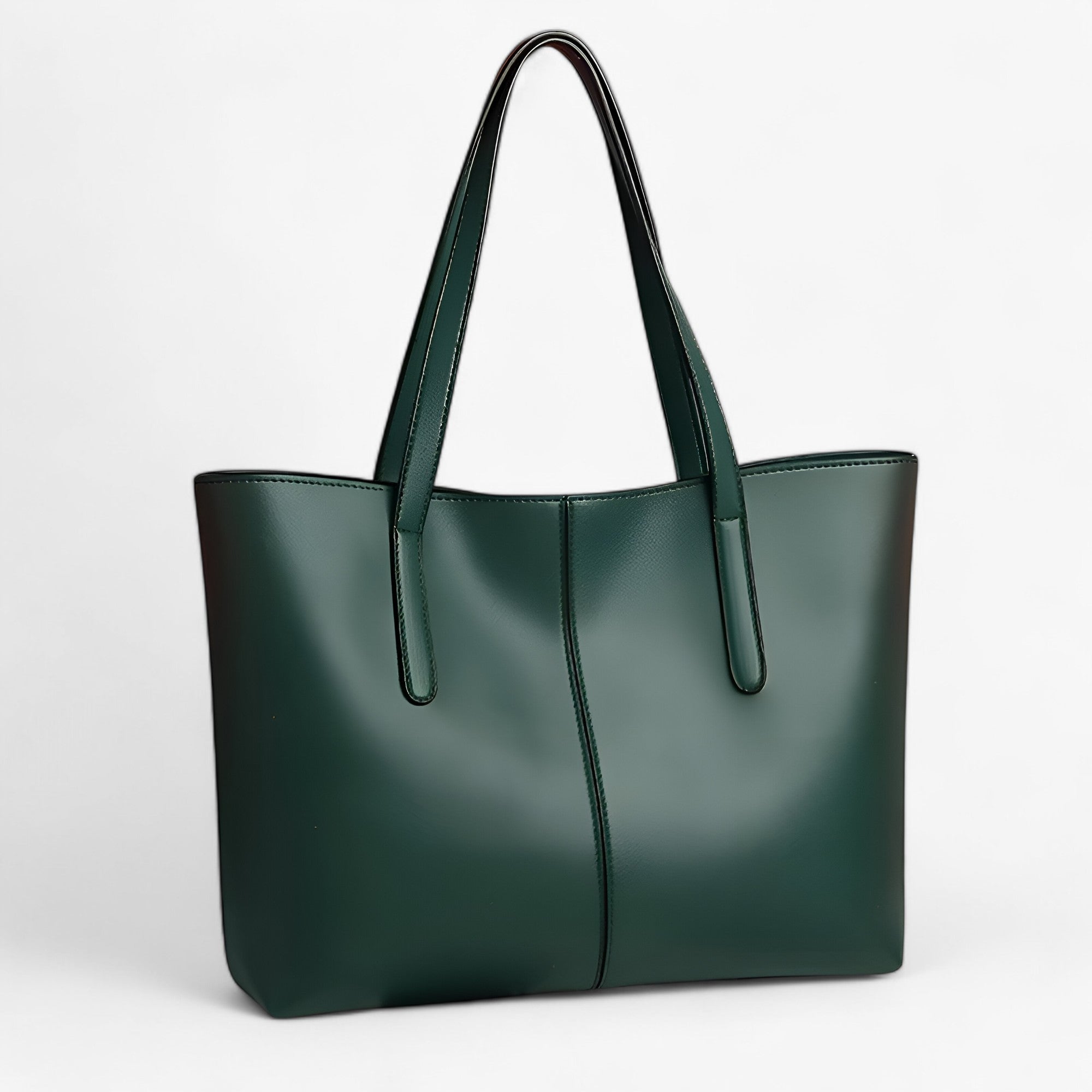 Gwen | Ny håndtaske til kvinder – Plads & kvalitet i PU-læder - grøn - bags - {{ product_tags }