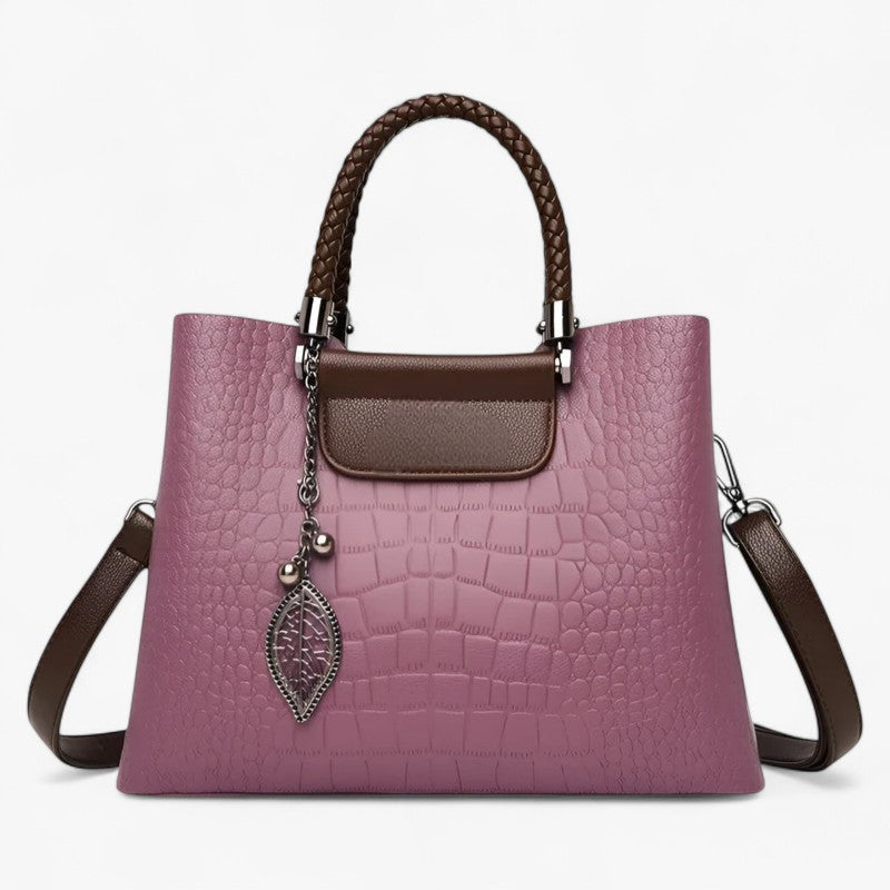Margaret | Skuldertaske og crossbody taske i blødt læder - Viola - bags - {{ product_tags }