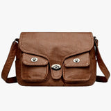 Amara | Elegant PU Leather Bag in Retro Style