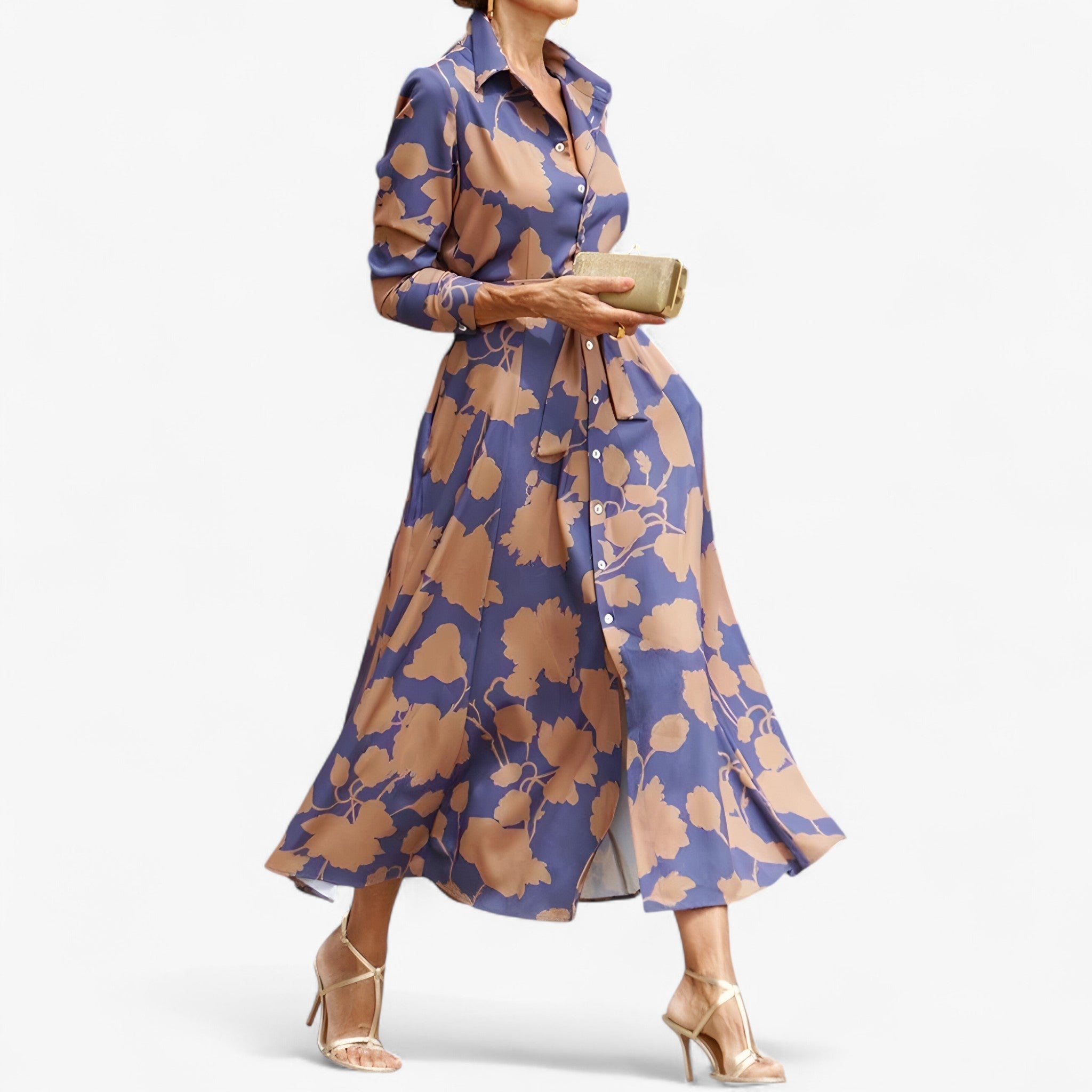 Flora - Klassisk Skjortekjole - - women's fashion - {{ product_tags }