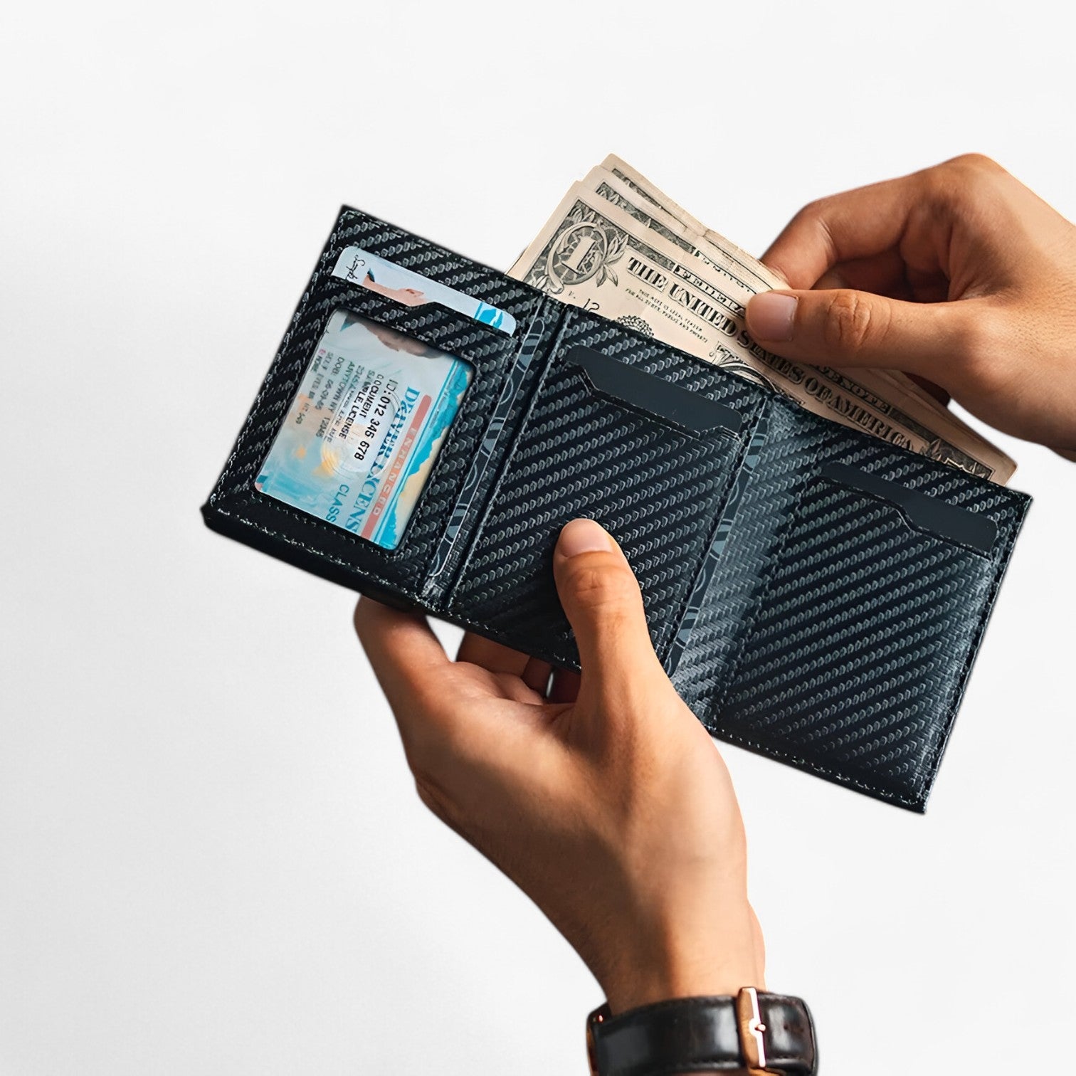 Marius | RFID-sikker Bi-Fold Pung med Møntlomme - - bags - {{ product_tags }