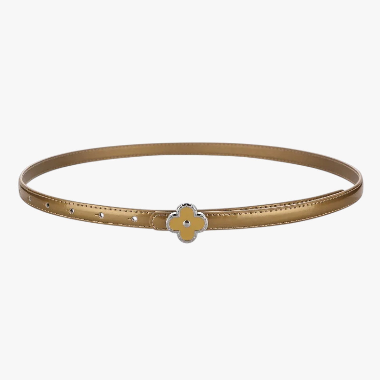 Lilly | Tynd talje i ægte læder til elegante outfits - metaller 100cm - Lilly | Tynd talje i ægte læder til elegante outfits - €25 - {{ product_tags }