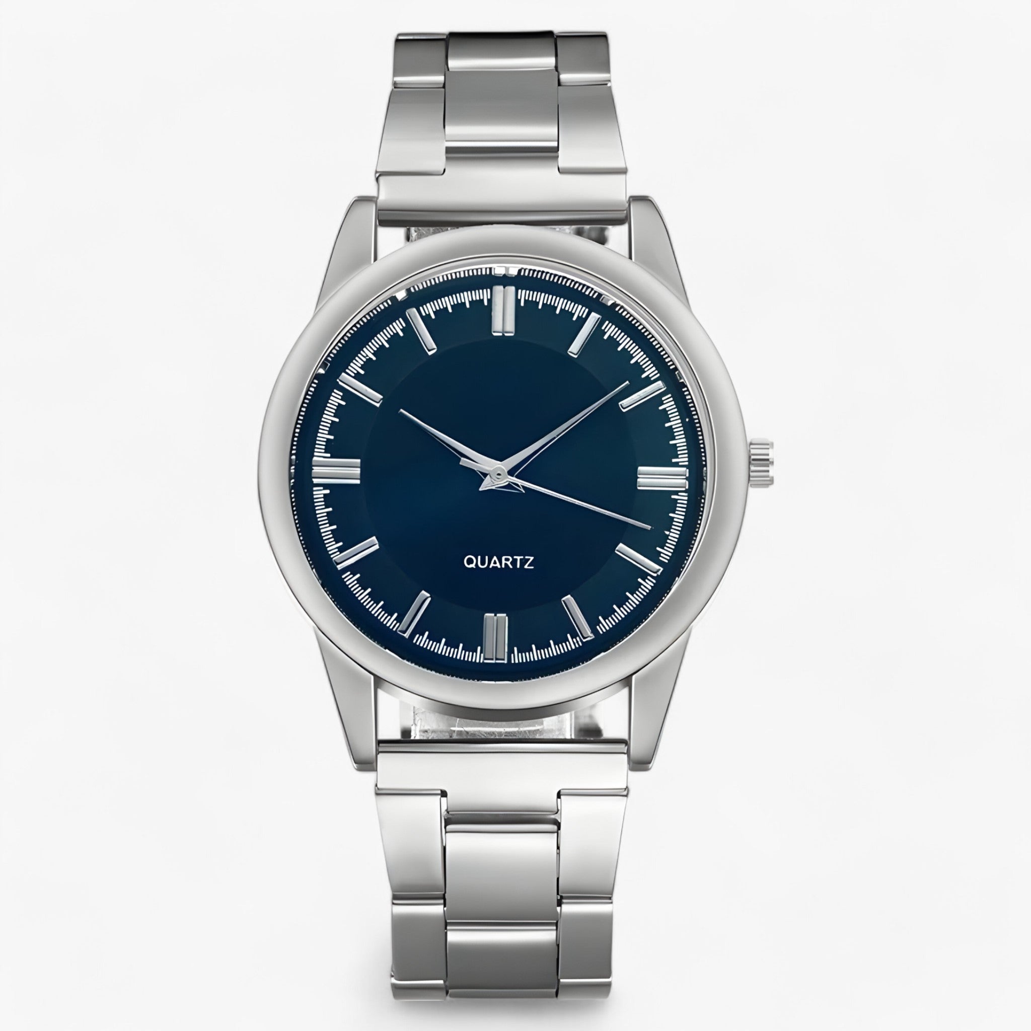 Noah | Klassisk Kvarts - Tidøst & Alsidig - Sølv Blå - watches - {{ product_tags }