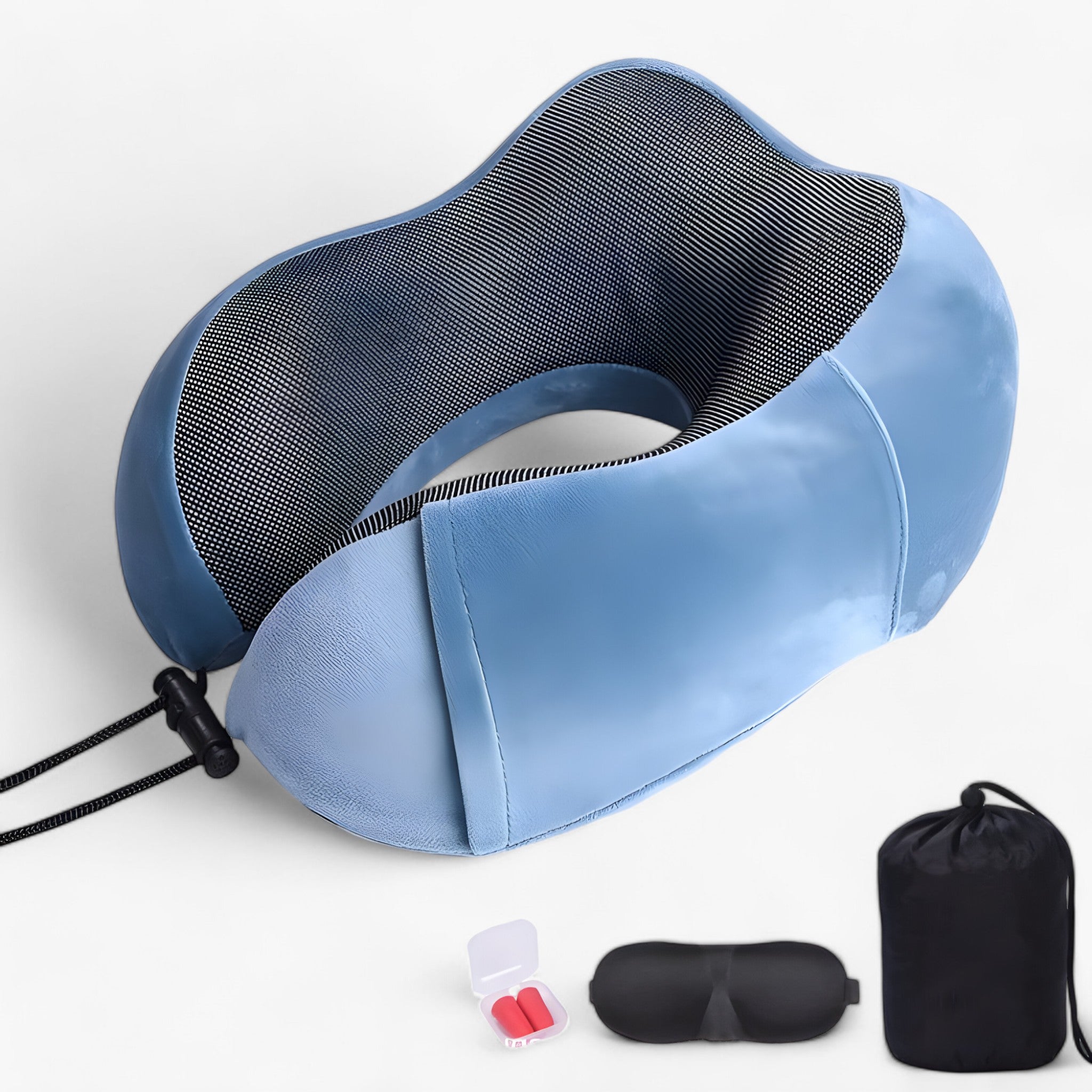 CloudRest | U-formet resehovedpude - memory skum til nakkestøtte - Himmelblå Kostume - other - {{ product_tags }