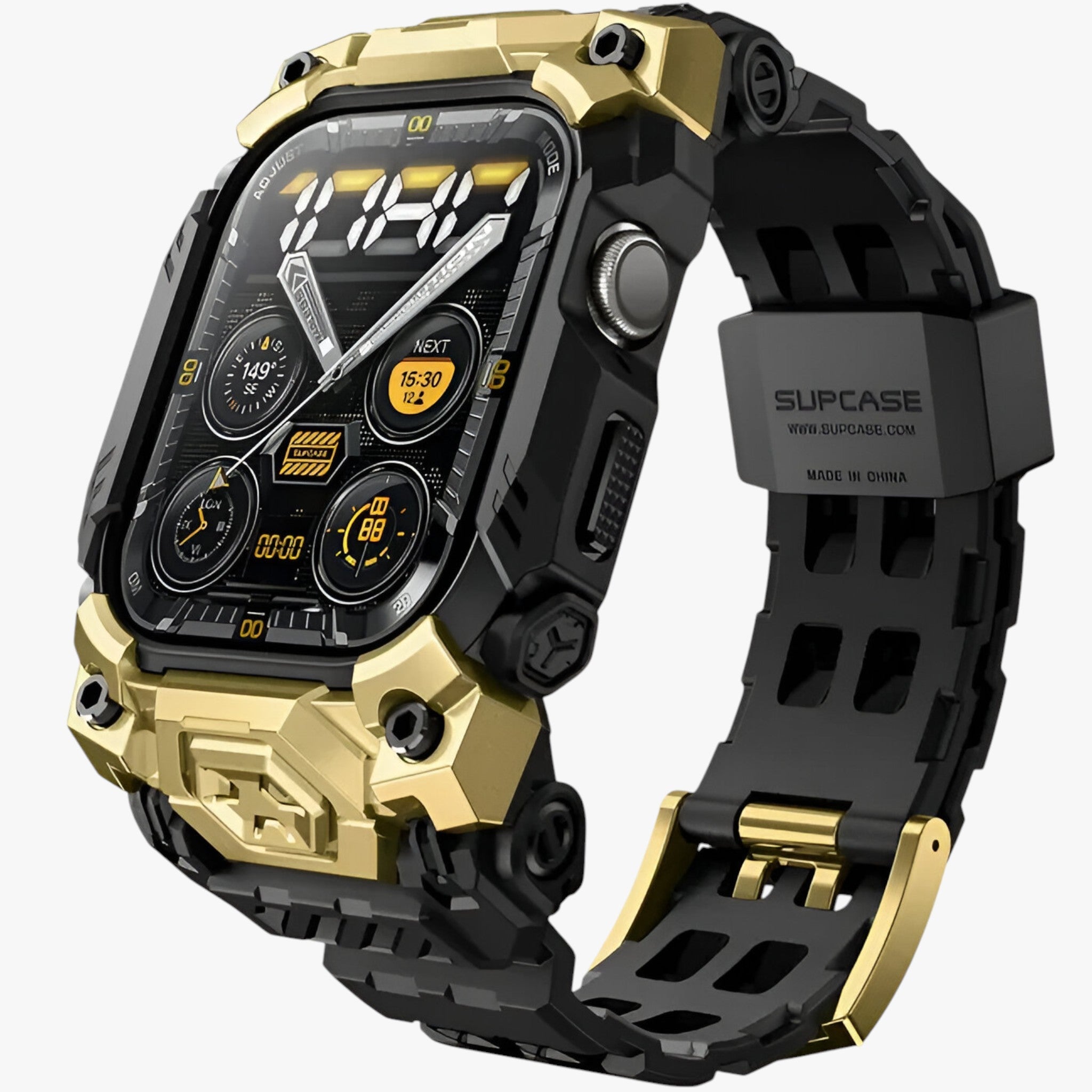 Titan | Robust etui med rem til Apple Watch 10 - Guld - watches - {{ product_tags }