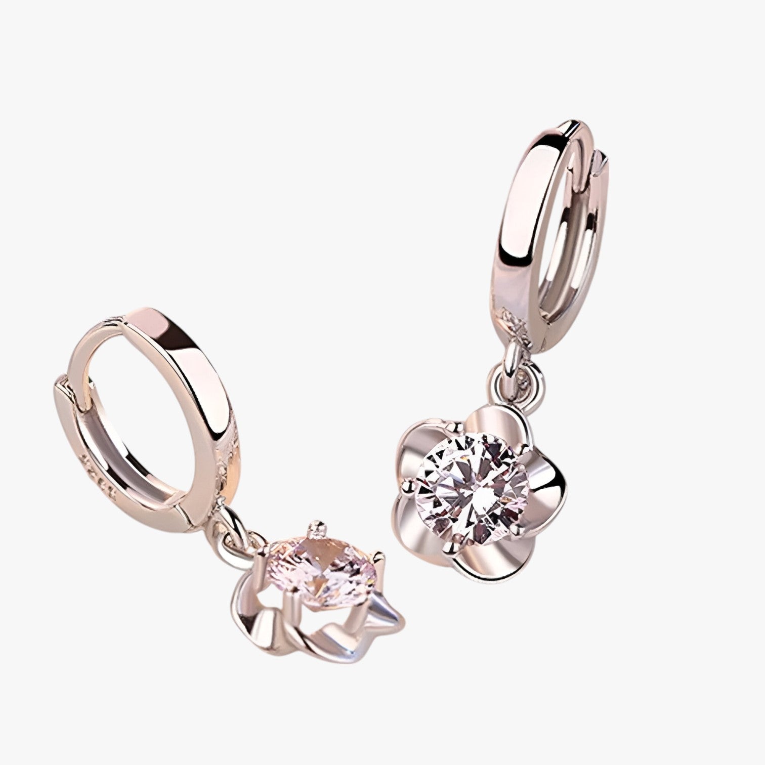 Hazel | Elegante øreringe i sterling sølv – funklende zirkonia-glans - - women's fashion - {{ product_tags }