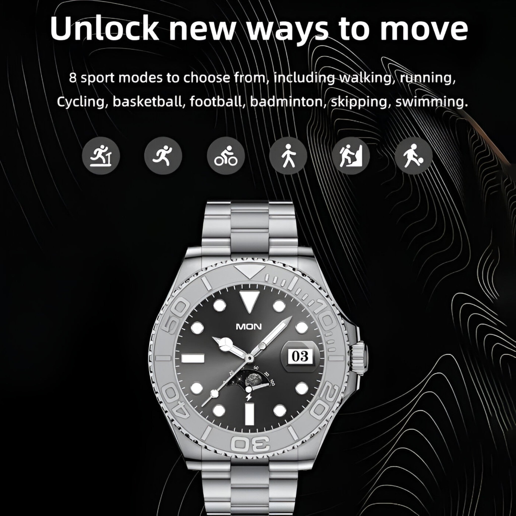 Gabor | Luksus smartwatch med AMOLED-skærm - - watches - {{ product_tags }