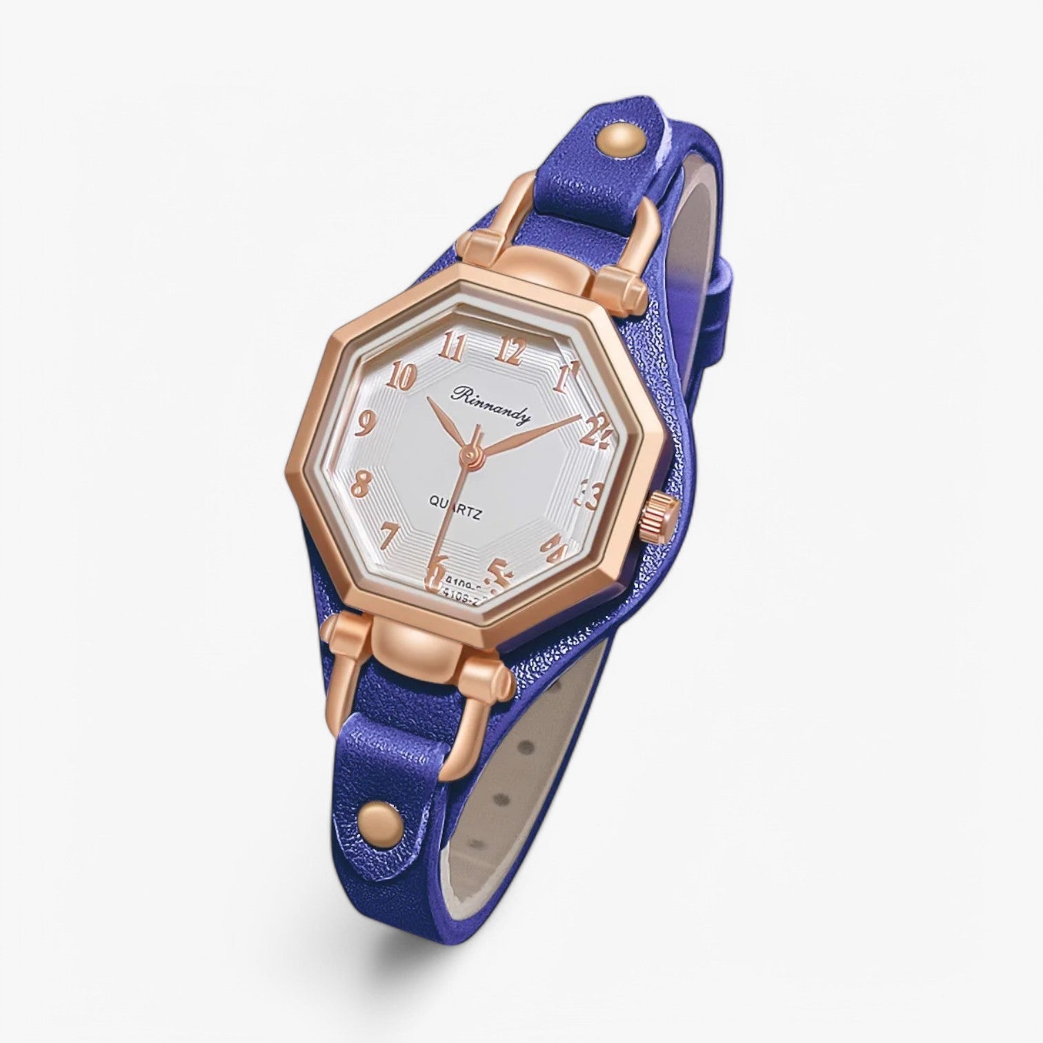 Asha | Elegant Kvarts Ur - Tidløs Stil til Enhver Anledning - Blå - watches - {{ product_tags }