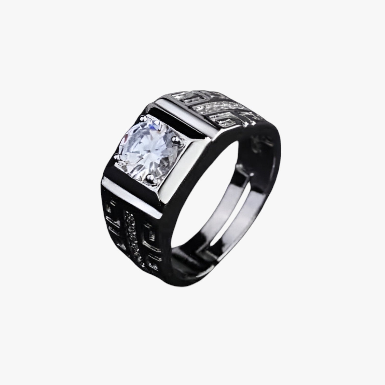 Reynan | Elegant Statement – Sølv ring med funklende krystaller - - women's fashion - {{ product_tags }