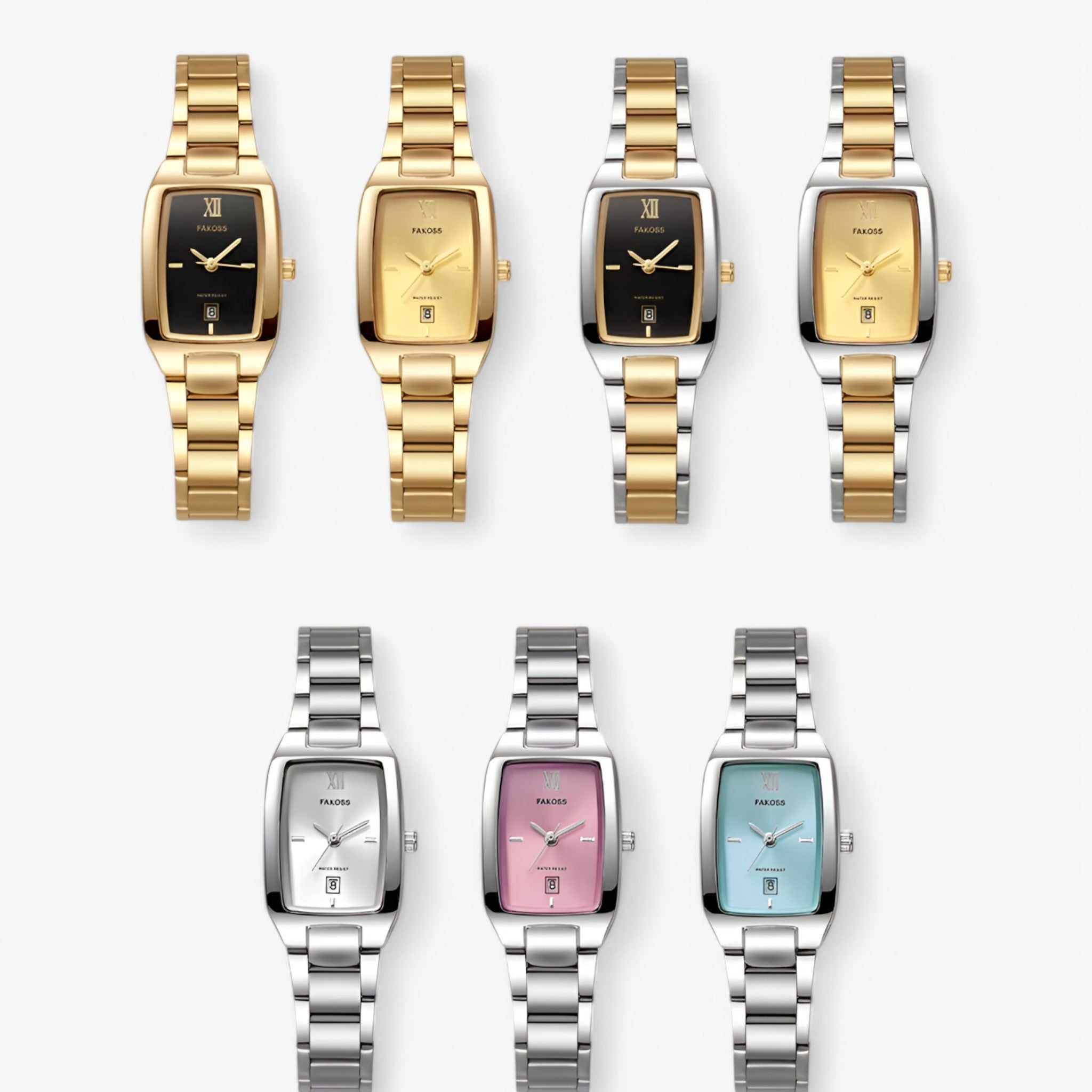 Ruth | Elegant dame quartz ur med firkantet urskive - - Ruth | Elegant dame quartz ur med firkantet urskive- €25 - {{ product_tags }