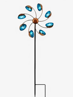 Waylon | Metal Vind Rotator – Betagende Blomster Vindmølle til din Have