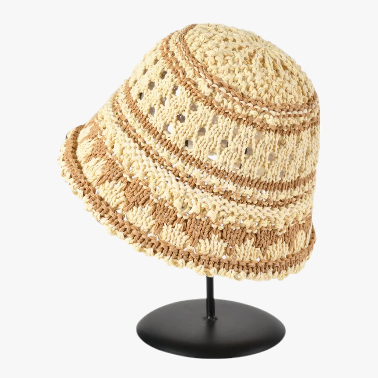 Elora | Sommerfiltet sammenfoldeligt damesummerhat - Beige - Elora | Sommerfiltet sammenfoldeligt damesummerhat - €25 - {{ product_tags }