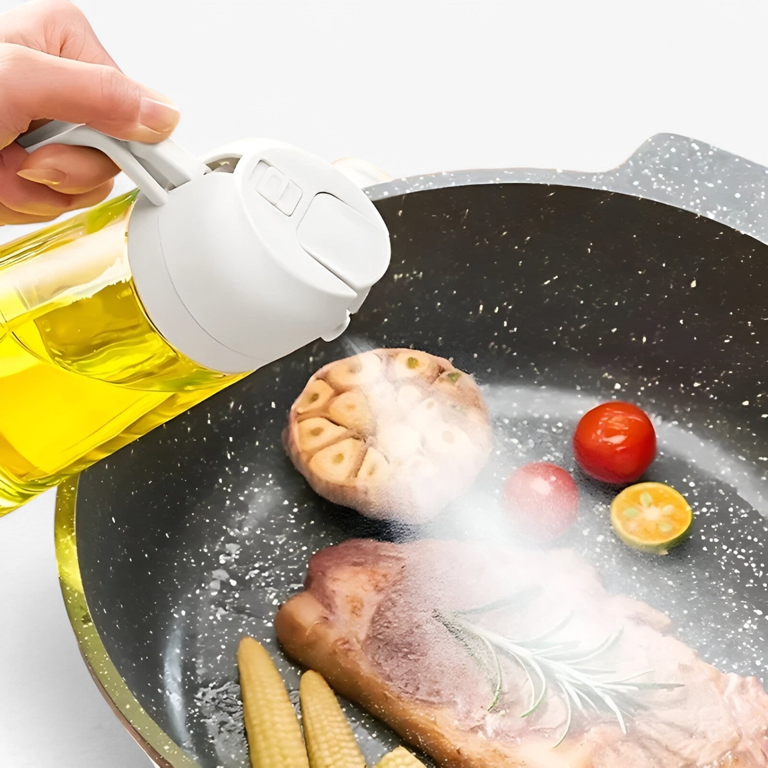 Elora | 2-i-1 Olie Spray & Gieter – Præcis dosering, mindre spild - - house & garden - {{ product_tags }