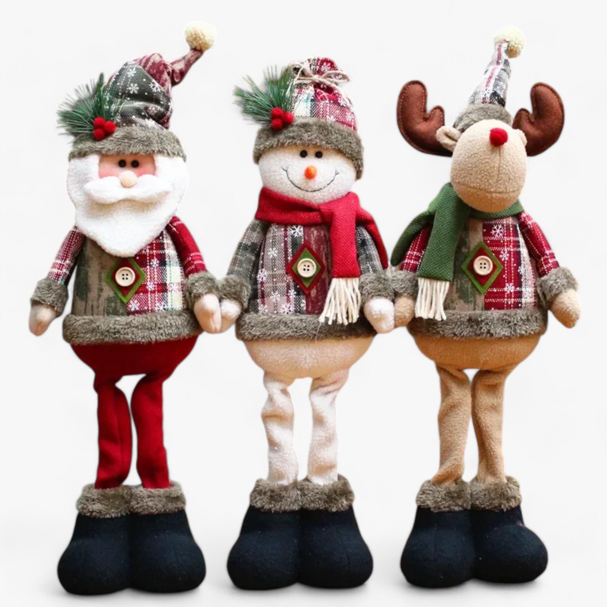 Juldokke | Plyschnisse og snemand – Festlig indretning og julegave - - christmas - {{ product_tags }