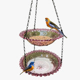 Jerico | 2-Layer Birdhouse with Birdbath - Sustainable and Decorative