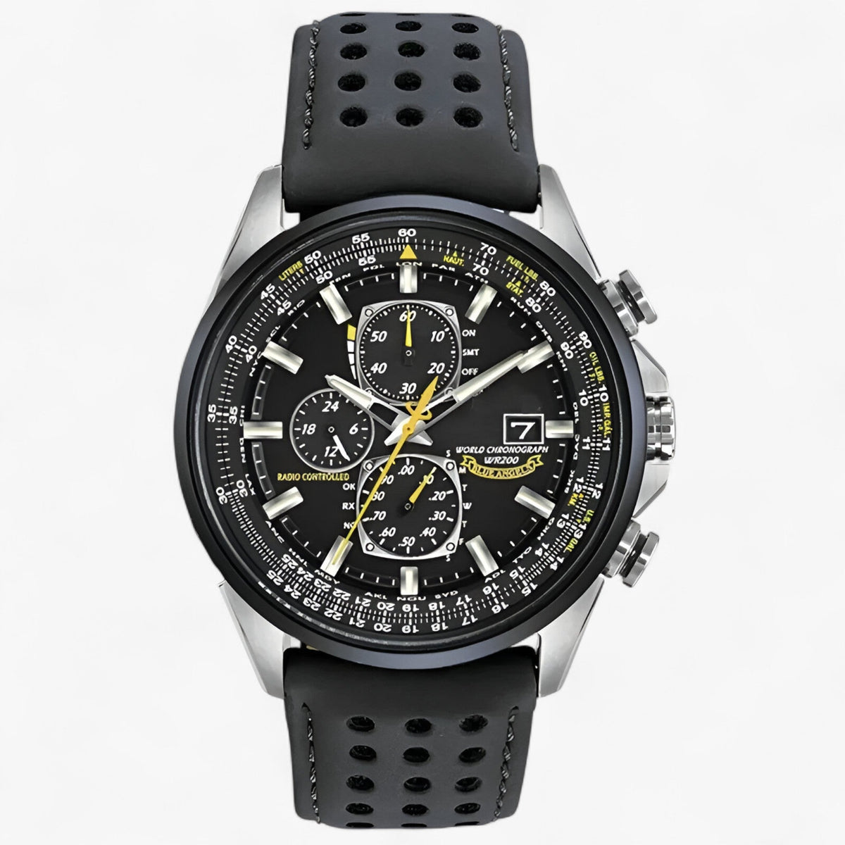 Herre Kronograf Ur MultiSteel 42mm – Stål Sølv, Blå Urskive