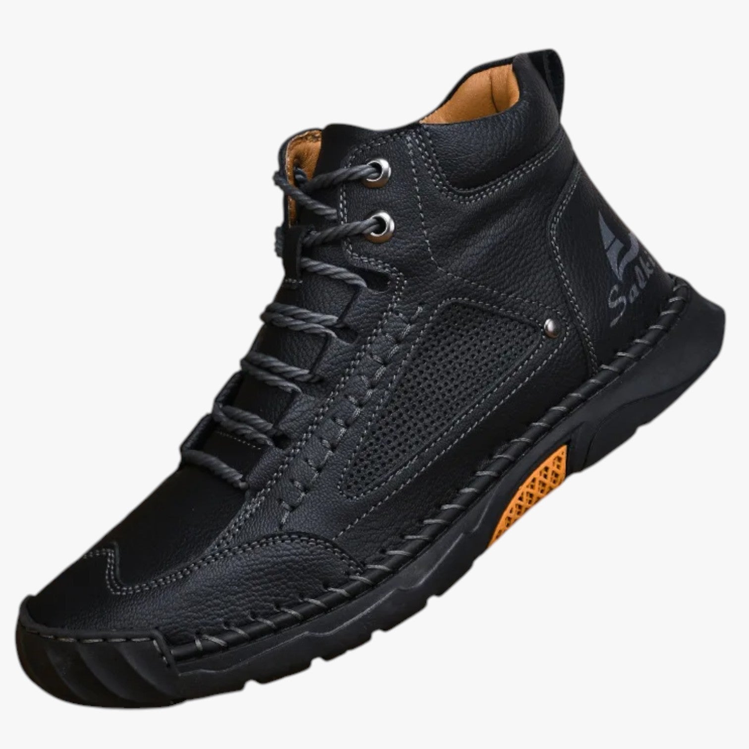 Justin | Håndlavede herresko i læder med åndbart design, casual stil premium - - Justin | Håndlavede herresko i læder med åndbart design, casual stil premium - €25 - {{ product_tags }