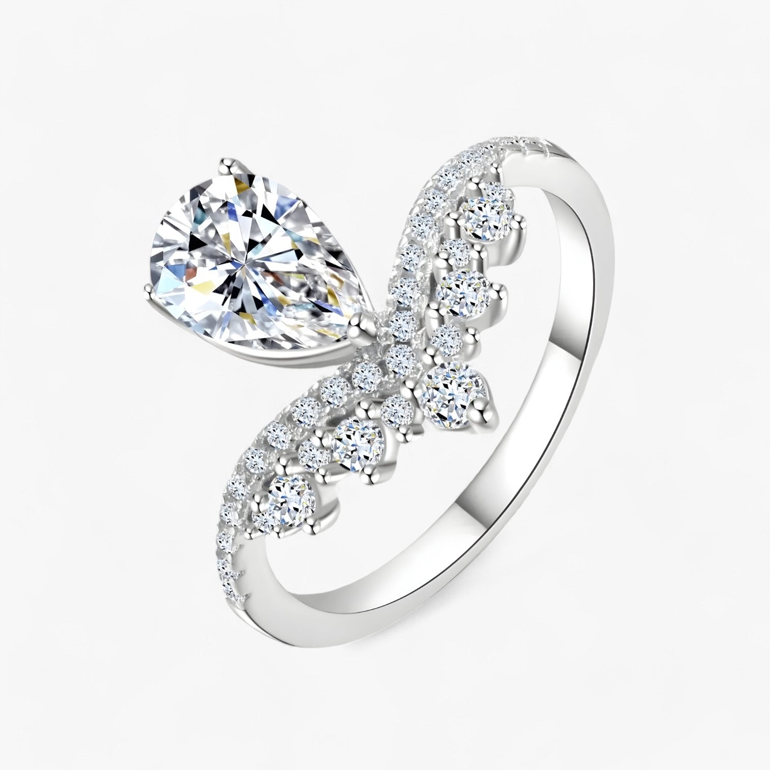 Griselda | Luxe Moissanite Ring – Strålende Elegance til Hver Dag - - women's fashion - {{ product_tags }