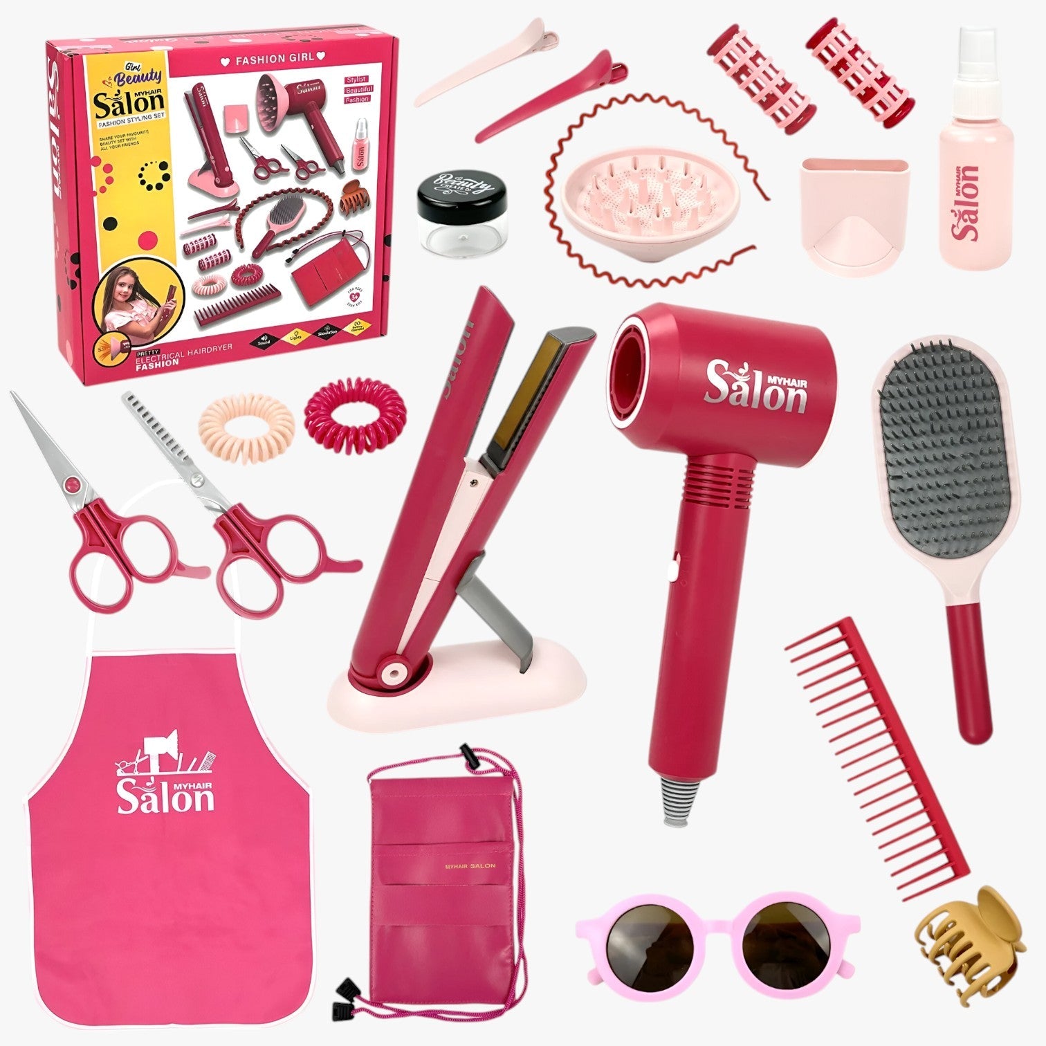 Samira | Skønhedssalon Legetøjsæt – Legende Styling og Udforskning - - baby - {{ product_tags }