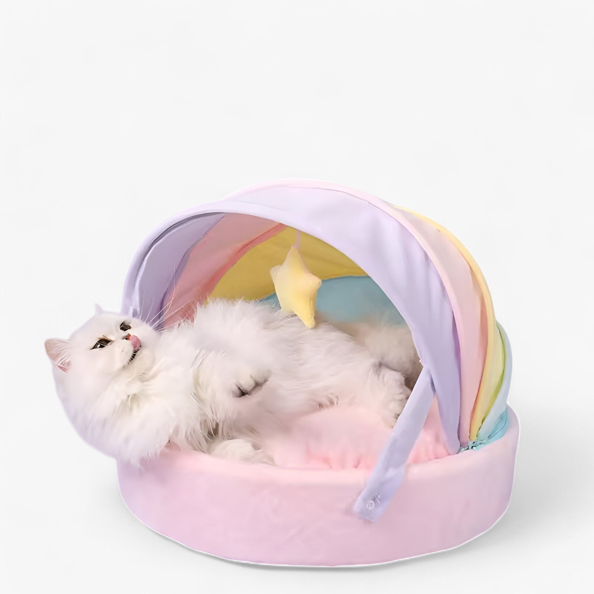 PuffyPaws™ | Regenbue Kattenseng - Komfort og Varme til Dit Kæledyr - - baby - {{ product_tags }