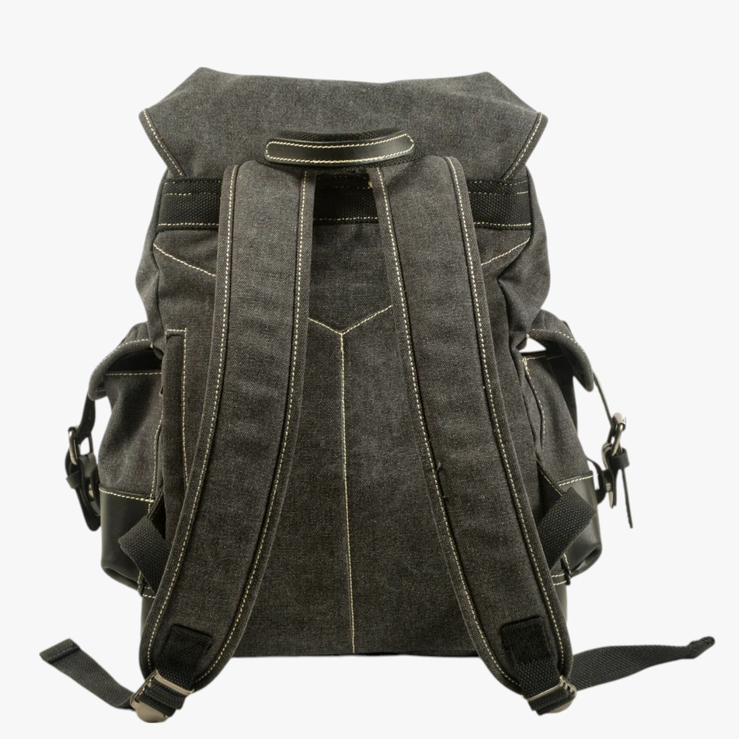 Conor | Stor rygsæk til vandreture i stof og læder med stor kapacitet - - Conor | Stor rygsæk til vandreture i stof og læder med stor kapacitet - €25 - {{ product_tags }