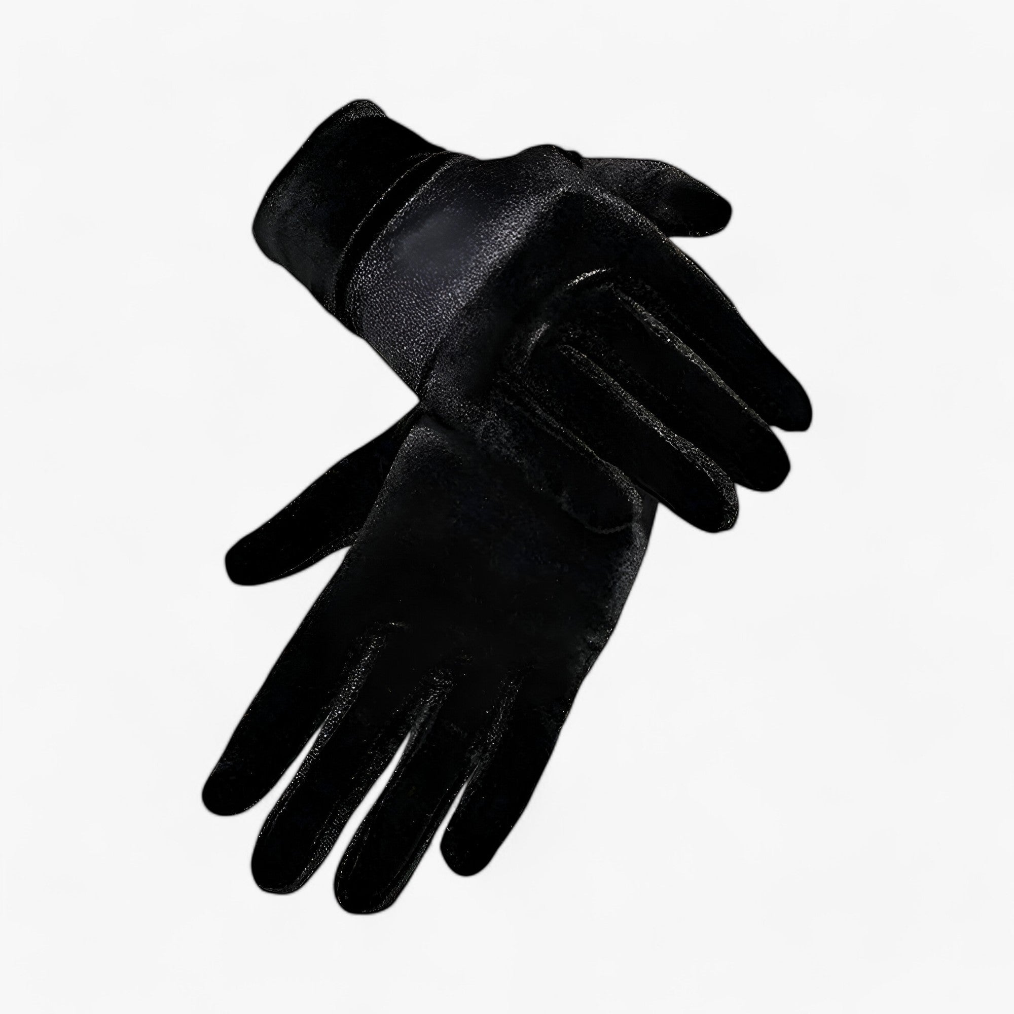 Sienna | Vinterhandsker i fløjl - Blød og komfortabel beskyttelse for alle fingre - Sort En størrelse - winter - {{ product_tags }