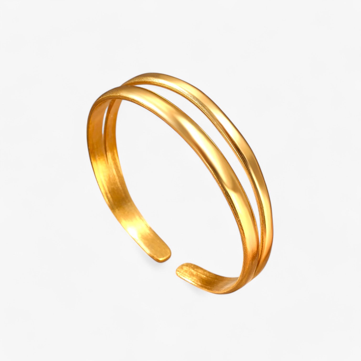 Kaia | Enkel To-lags Armbånd – Justerbar Elegance til Alle Anledninger - - women's fashion - {{ product_tags }
