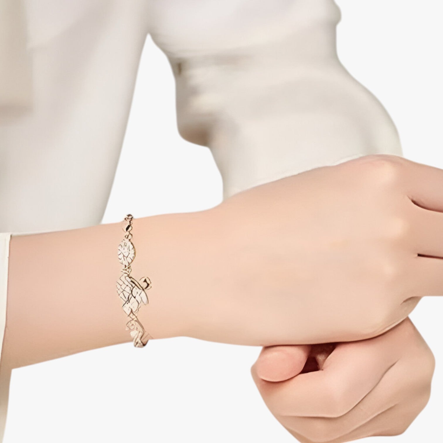 Esmeralda | Elegant Armbånd til Kvinder med Svanen i Zircon i Klassisk Stil Guld - - watches - {{ product_tags }