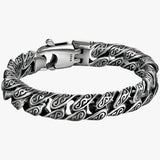 Soren | Elegant High-Quality Silver Bracelet with Pattern