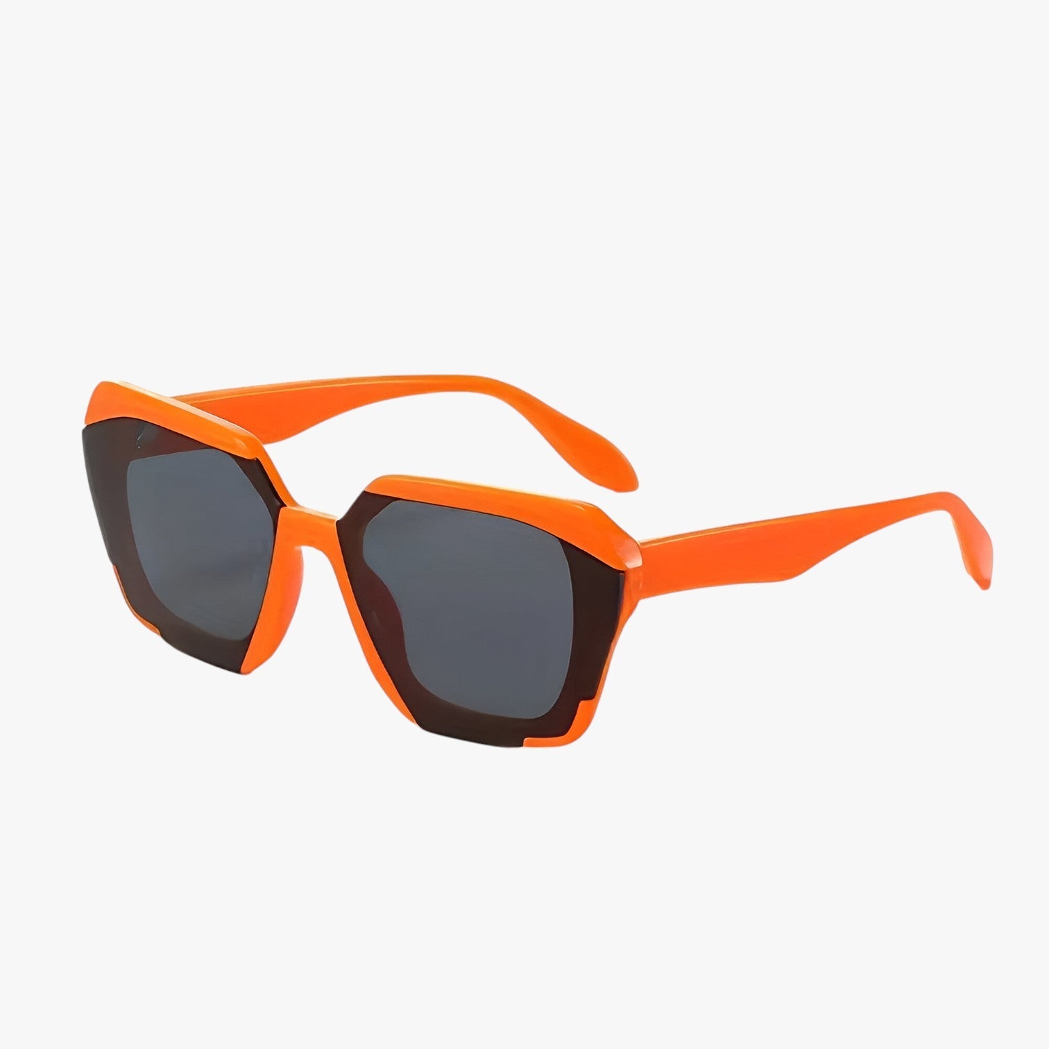 Valerie | Kvinde solbriller med firkantede gradient glas - Orange - women's fashion - {{ product_tags }