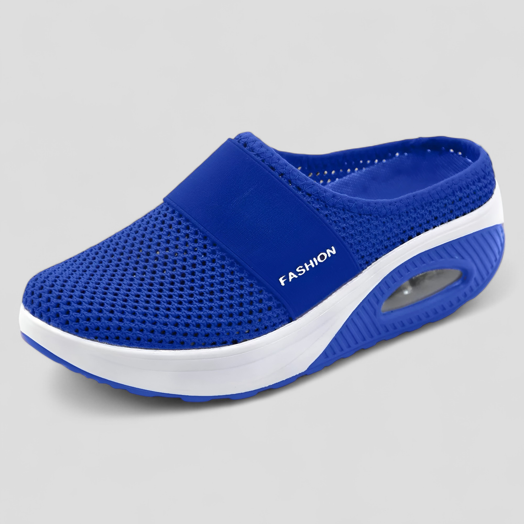 AeroFlex | Mesh Slip-On Platform Paryk med luftpolstersål - Blå - AeroFlex | Mesh Slip-On Platform Paryk med luftpolstersål - €25 - {{ product_tags }