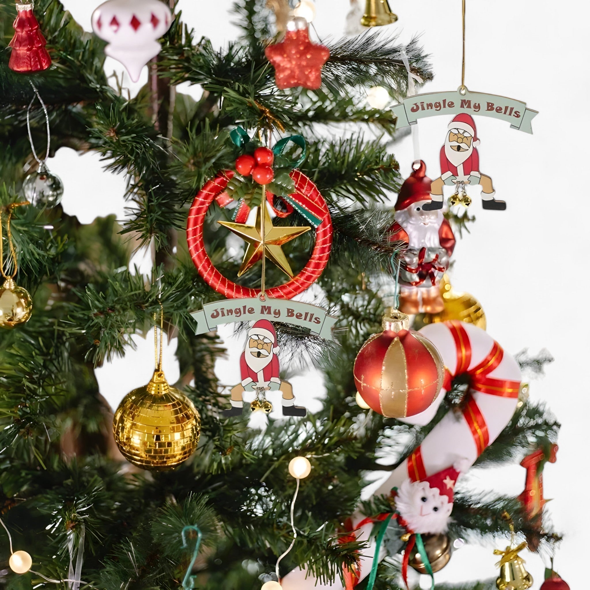 Klæd Mine Klokker | Sjovt juleornament - Klokkeophæng nisse til juletræet og nytårsdekoration - - christmas - {{ product_tags }