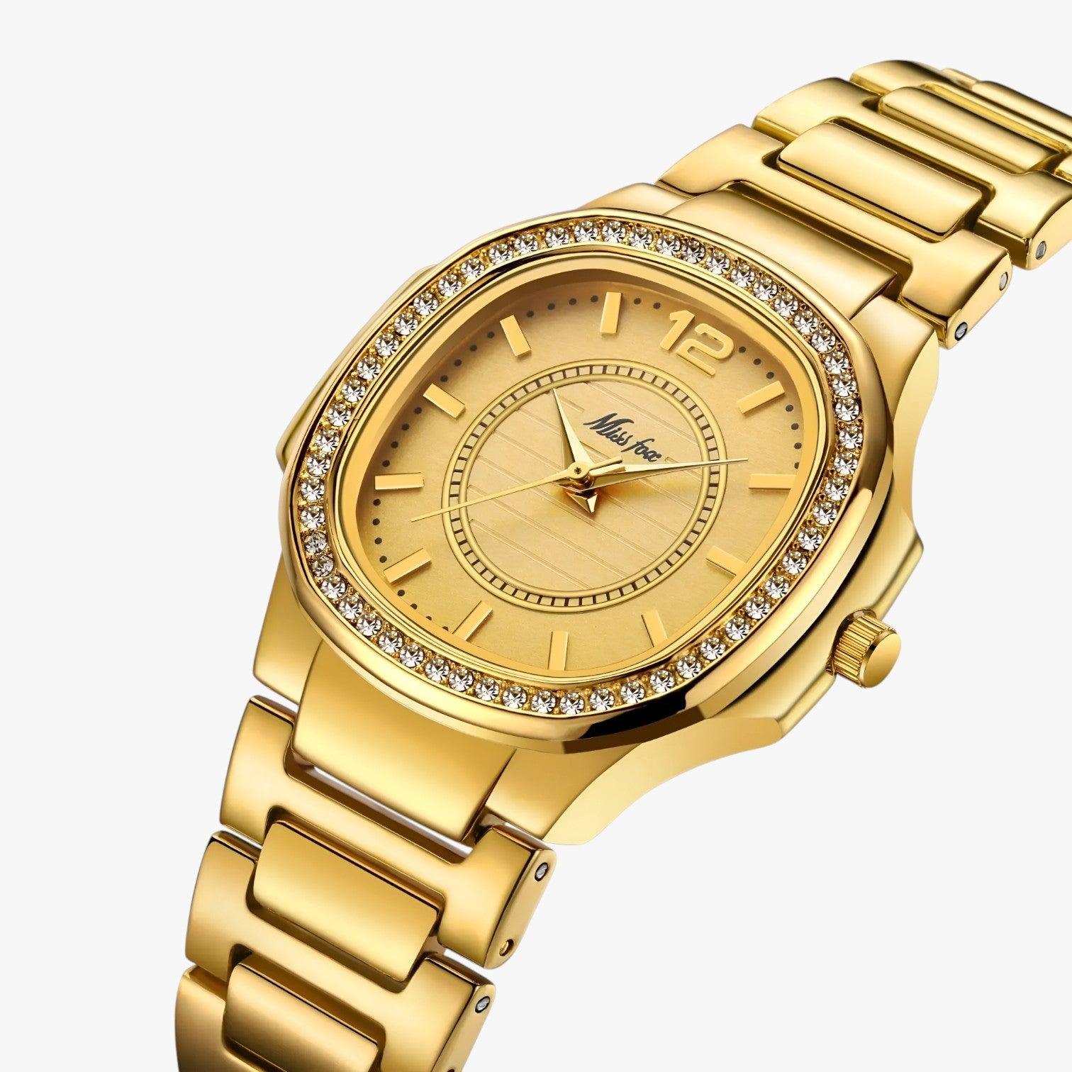 Gwen | Elegant vandtæt ur med diamanter - Guld - watches - {{ product_tags }